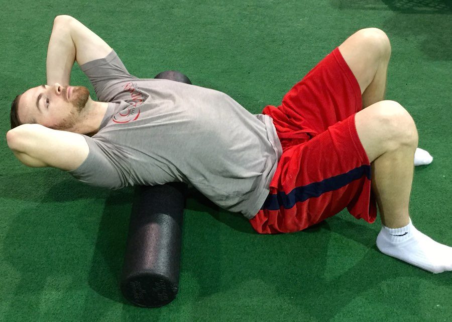 thoracic extension foam roll